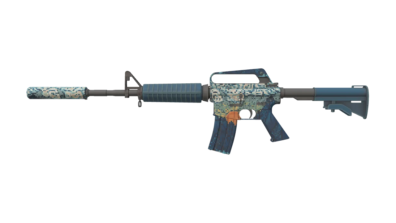 M4A1-S | Solitude seed #104, front
