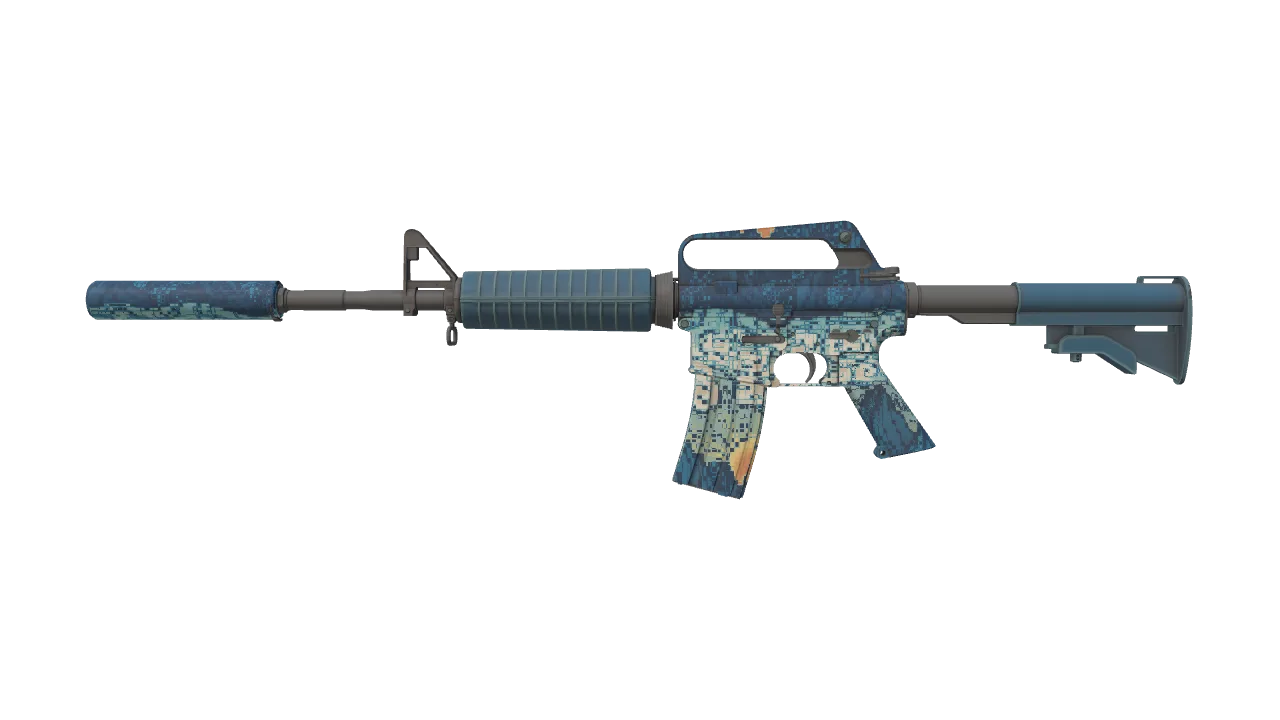 M4A1-S | Solitude seed #106, front