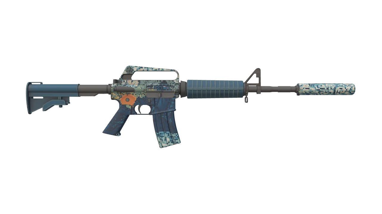M4A1-S | Solitude seed #107, back