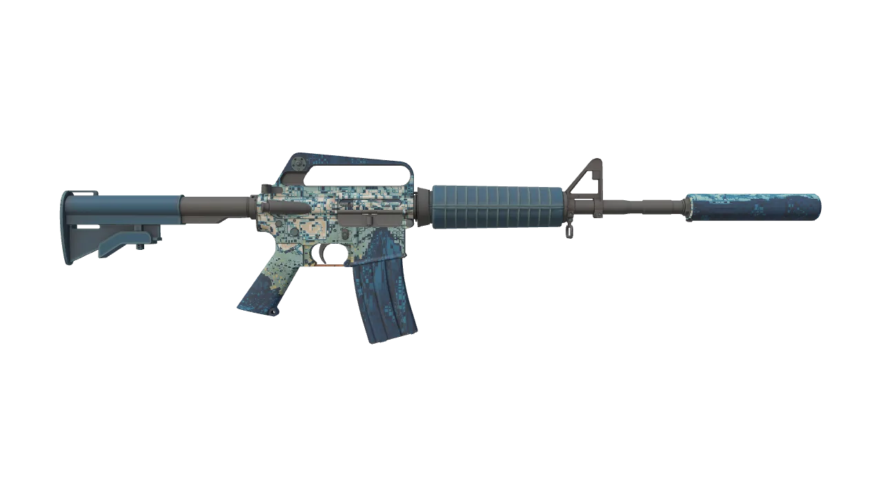 M4A1-S | Solitude seed #108, back