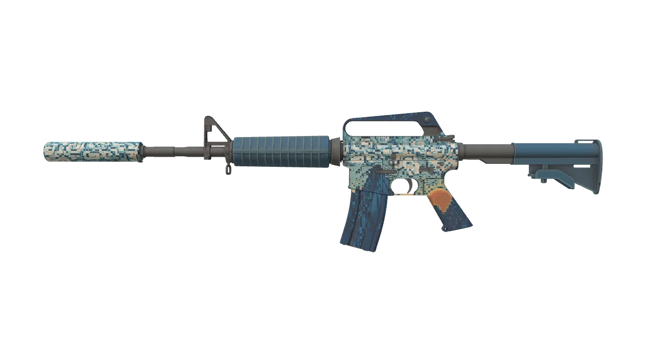 M4A1-S | Solitude seed #108, front
