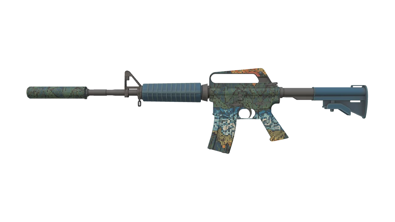 M4A1-S | Solitude seed #11, front