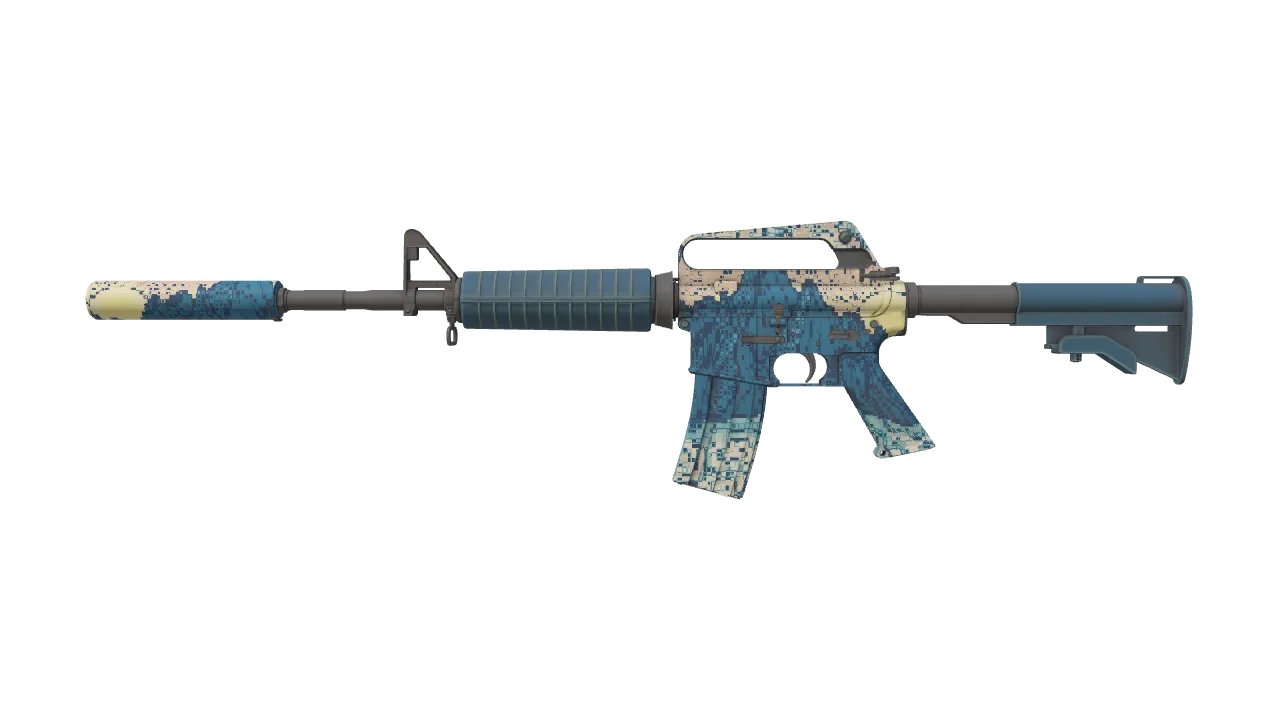 M4A1-S | Solitude seed #111, front