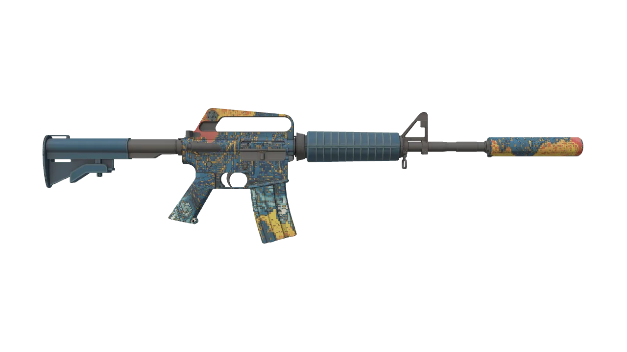 M4A1-S | Solitude seed #112, back