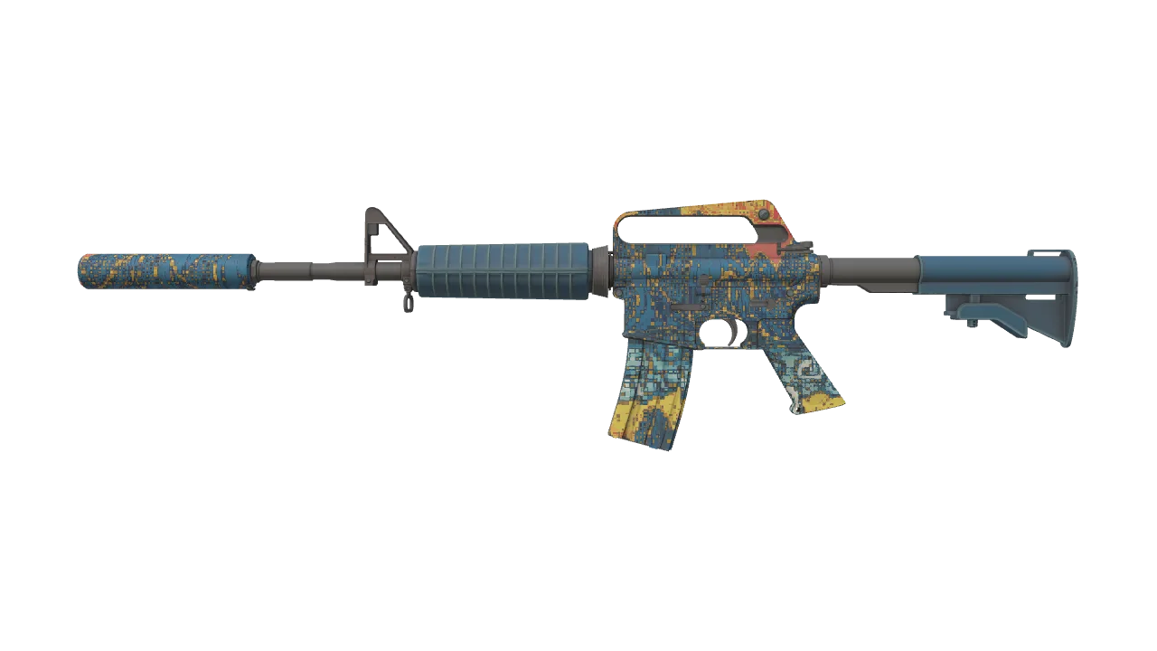 M4A1-S | Solitude seed #112, front