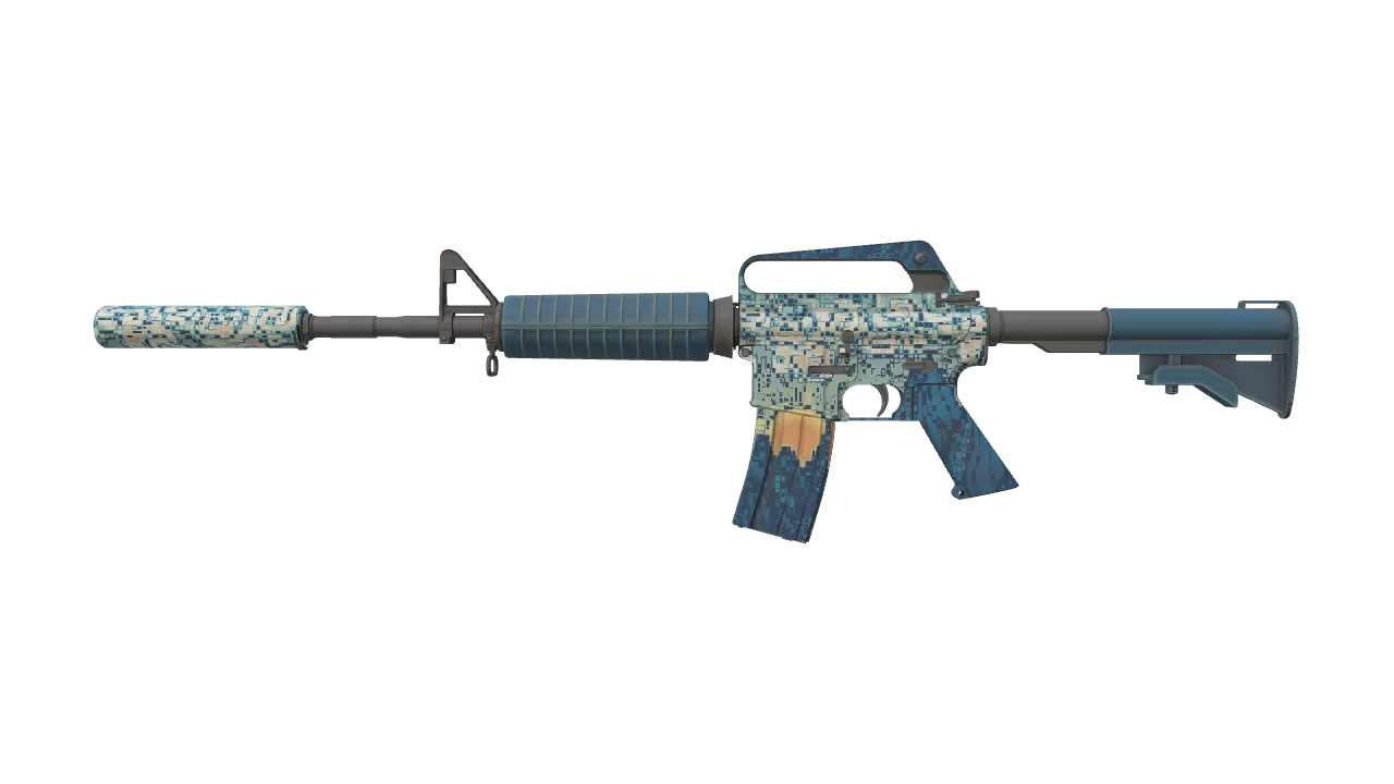 M4A1-S | Solitude seed #119, front