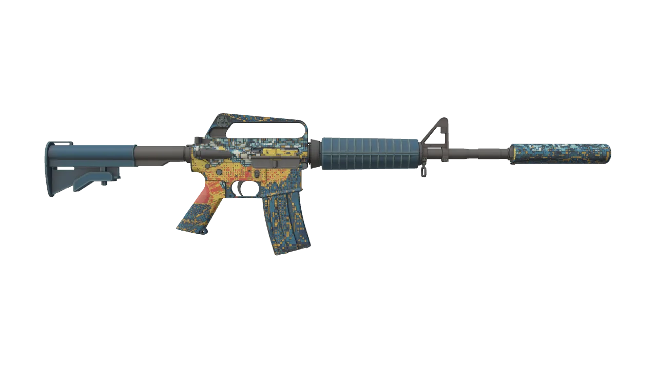 M4A1-S | Solitude seed #12, back