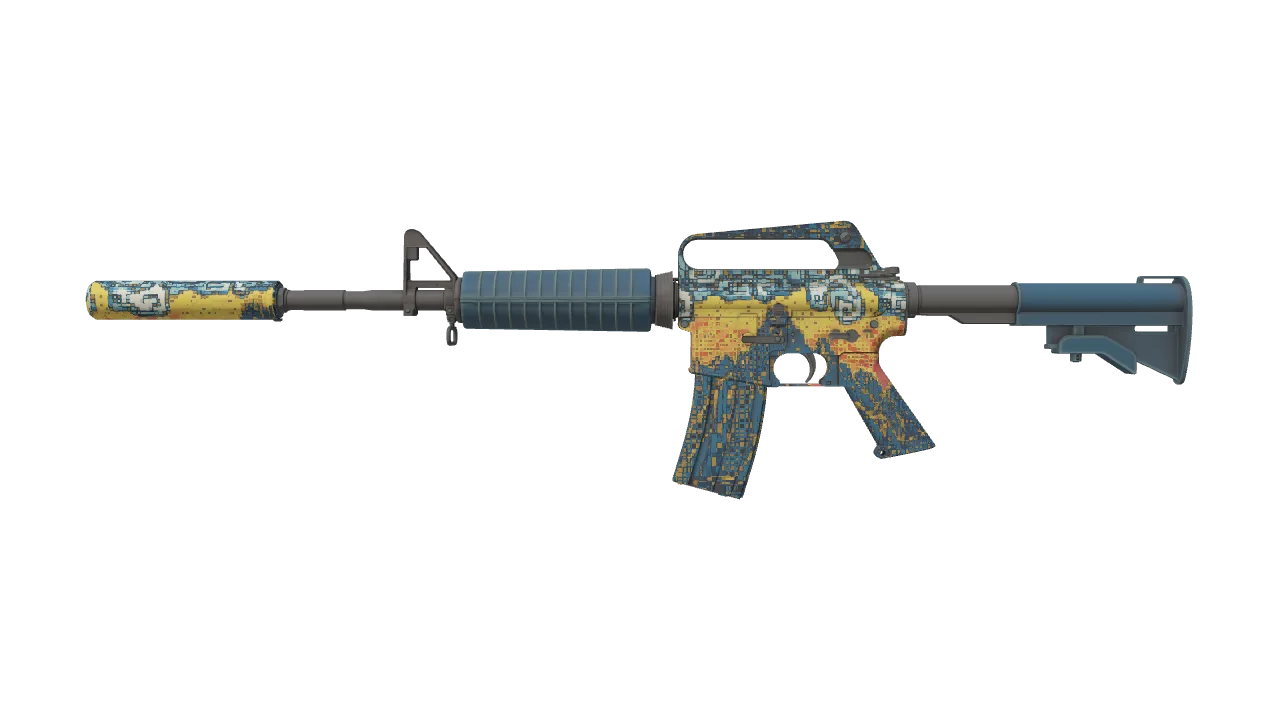 M4A1-S | Solitude seed #12, front