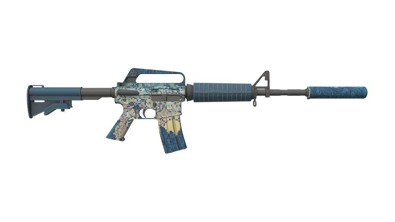 M4A1-S | Solitude seed #120, back