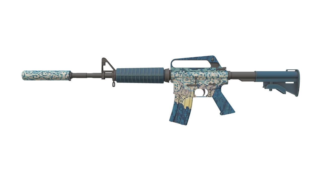 M4A1-S | Solitude seed #120, front