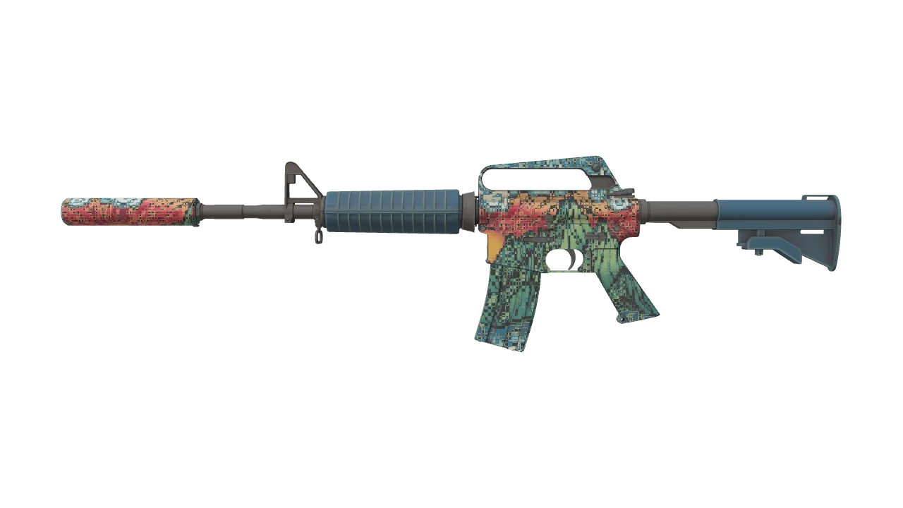M4A1-S | Solitude seed #122, front