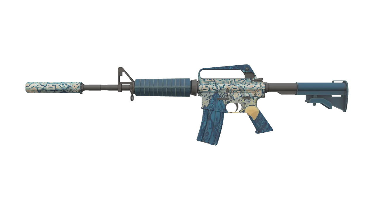 M4A1-S | Solitude seed #125, front