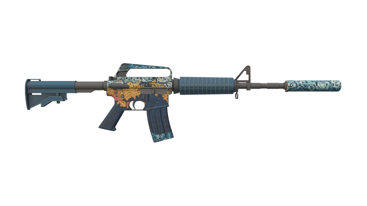M4A1-S | Solitude seed #130, back