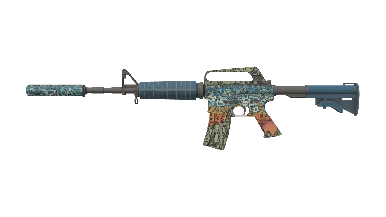 M4A1-S | Solitude seed #131, front
