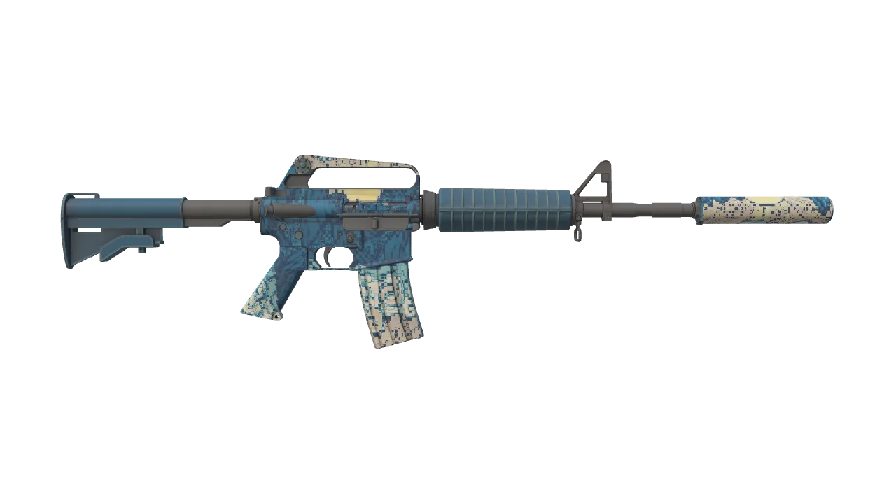 M4A1-S | Solitude seed #134, back