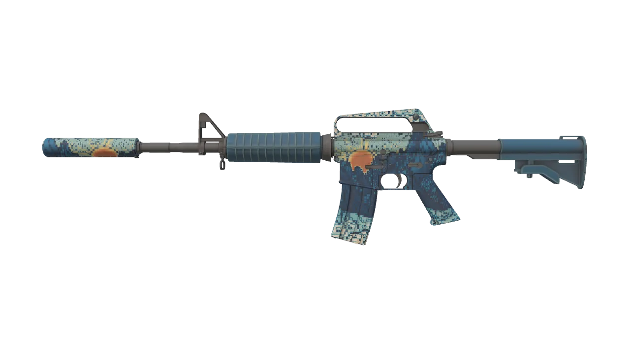 M4A1-S | Solitude seed #138, front