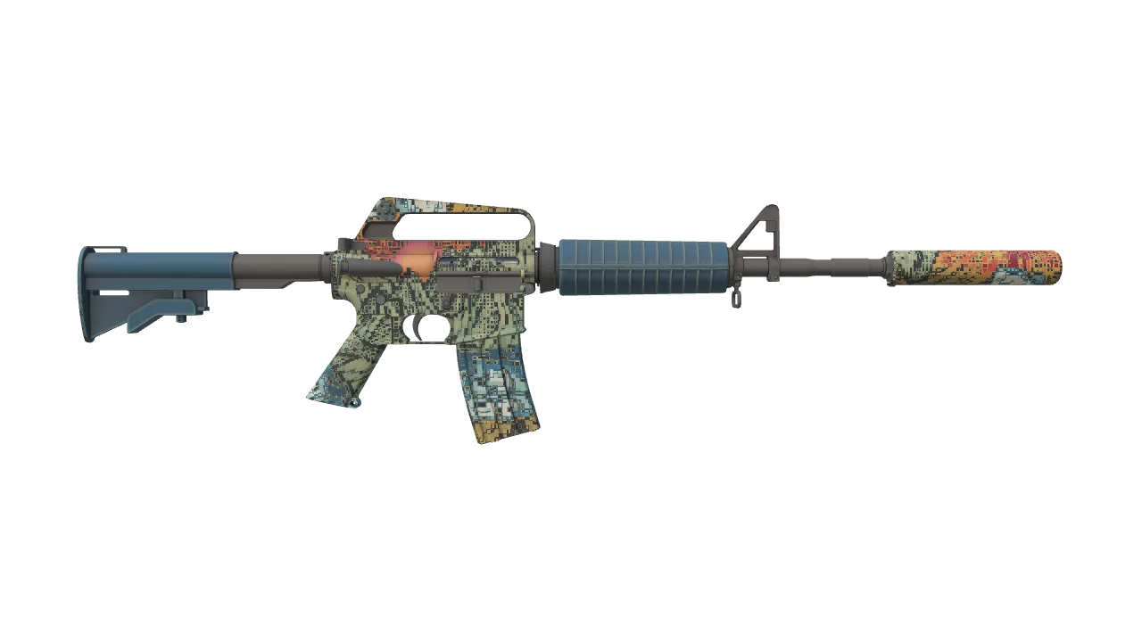 M4A1-S | Solitude seed #14, back