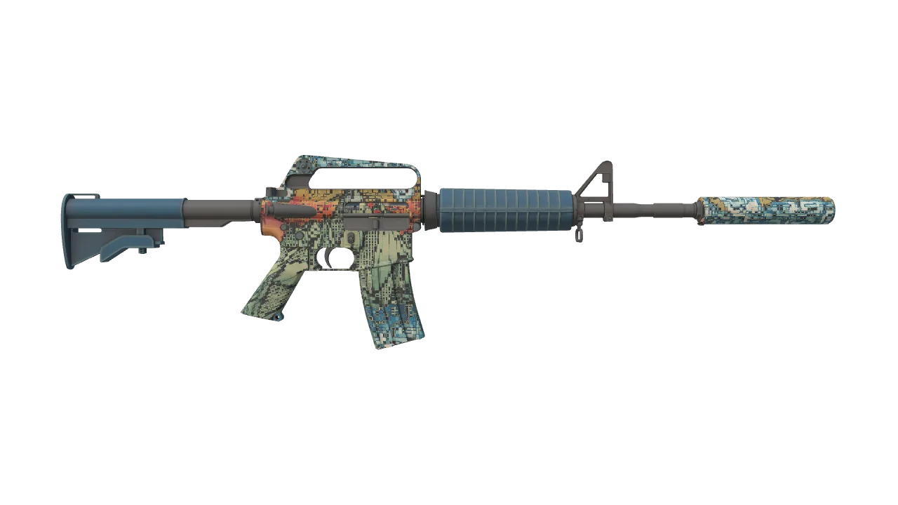 M4A1-S | Solitude seed #143, back