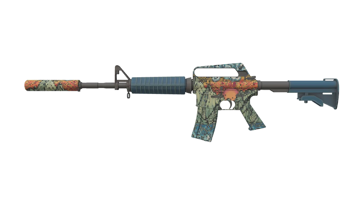 M4A1-S | Solitude seed #143, front