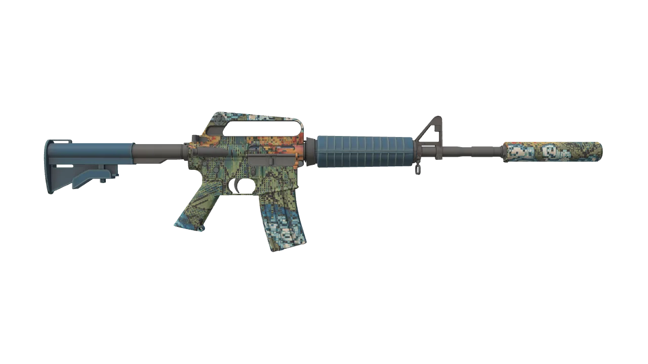 M4A1-S | Solitude seed #144, back