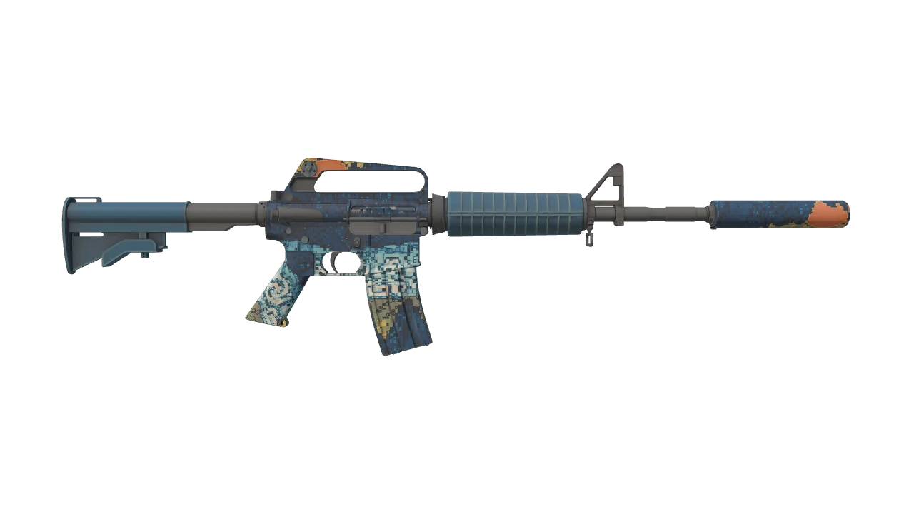 M4A1-S | Solitude seed #146, back