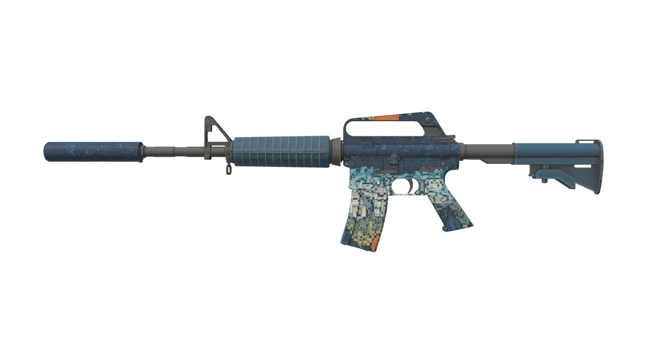 M4A1-S | Solitude seed #147, front