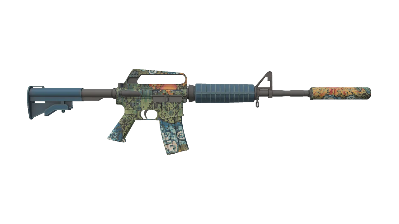 M4A1-S | Solitude seed #149, back