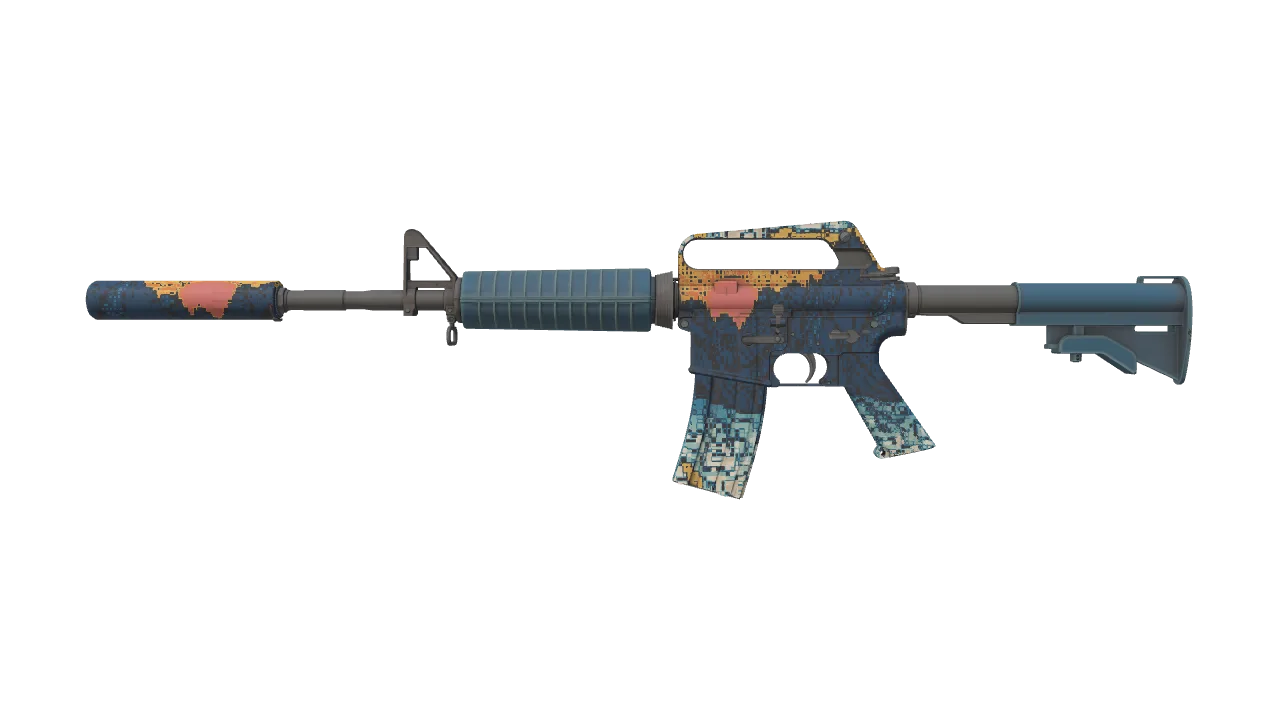M4A1-S | Solitude seed #15, front