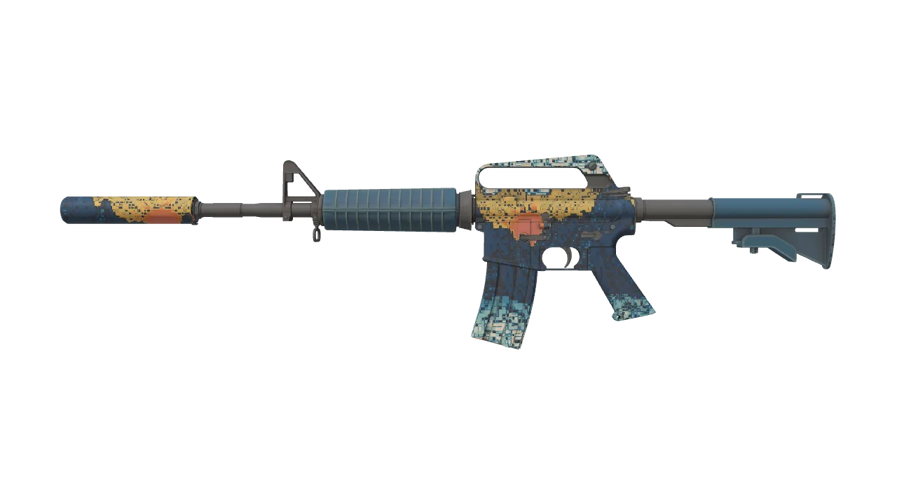 M4A1-S | Solitude seed #151, front
