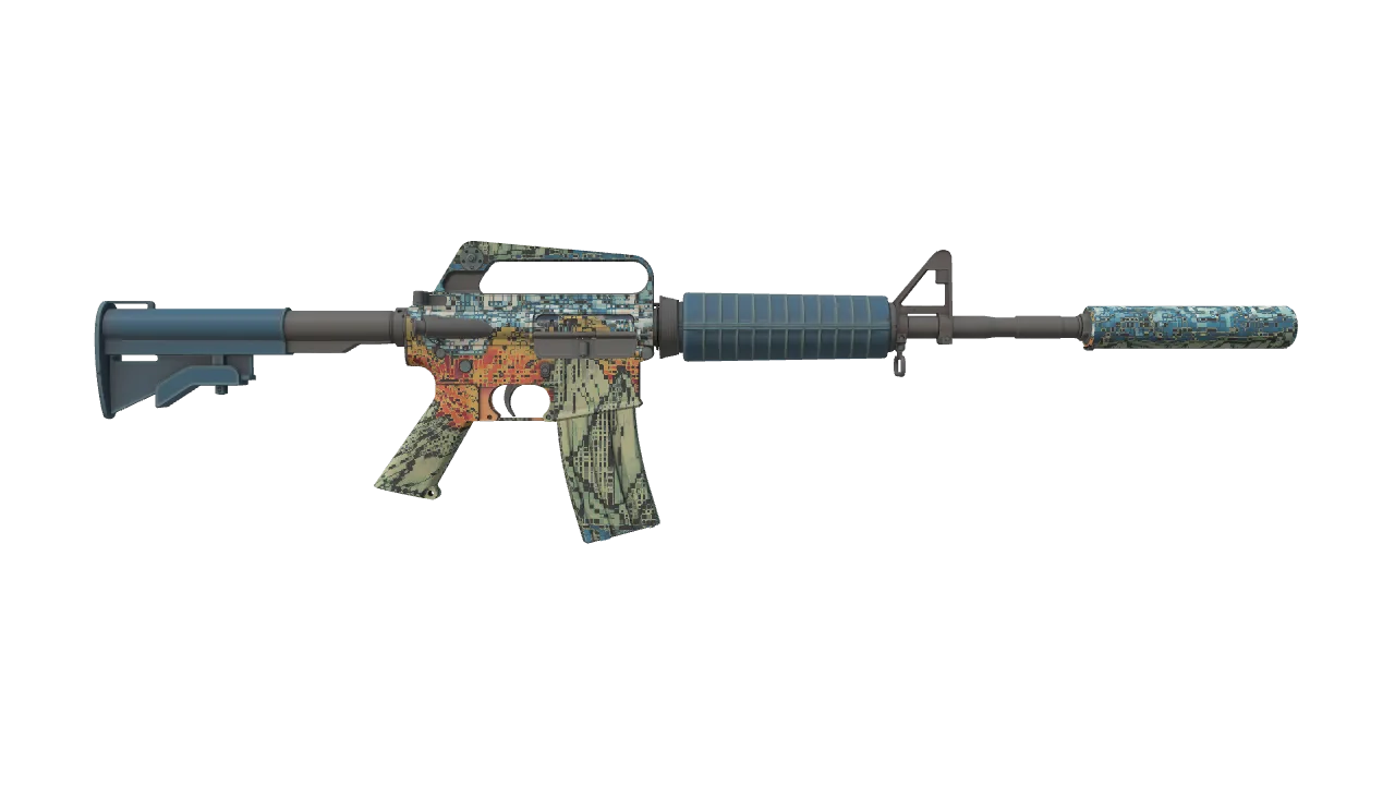 M4A1-S | Solitude seed #153, back