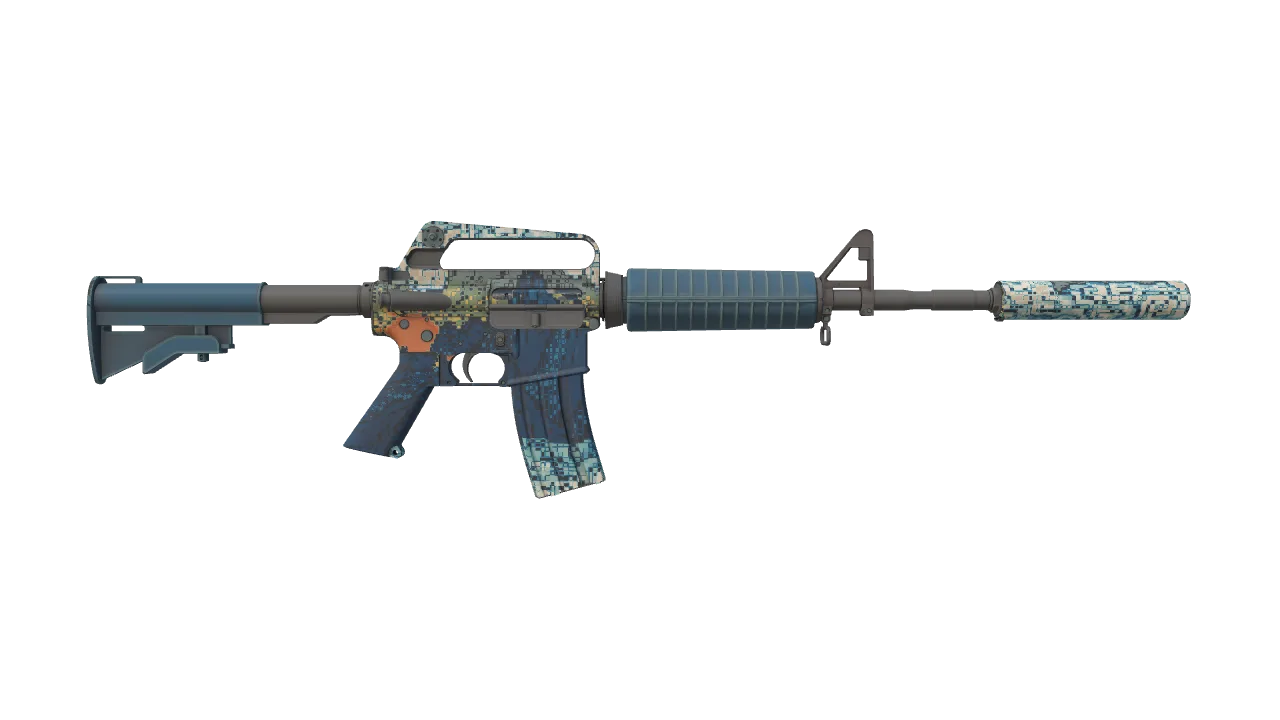 M4A1-S | Solitude seed #156, back