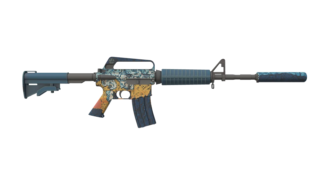 M4A1-S | Solitude seed #157, back