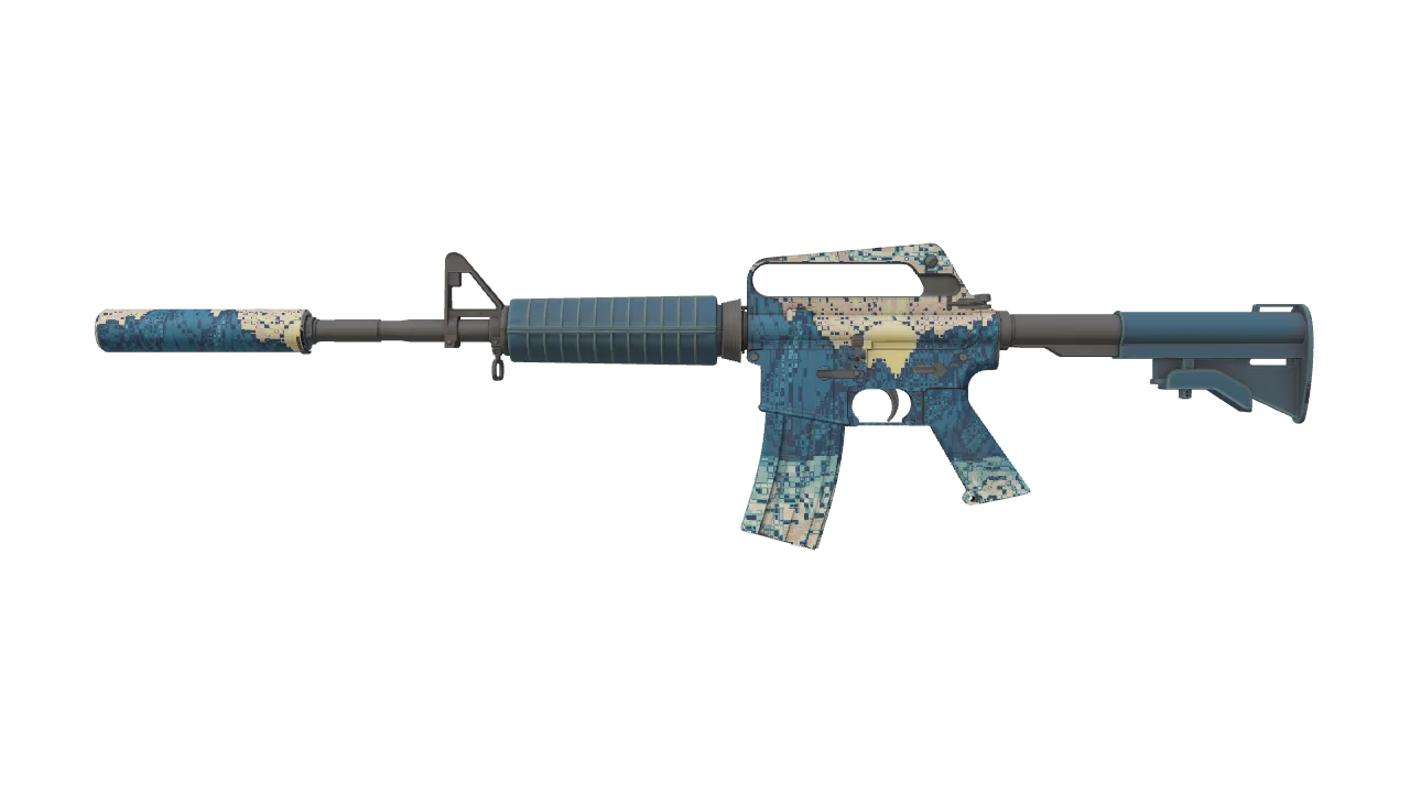 M4A1-S | Solitude seed #158, front