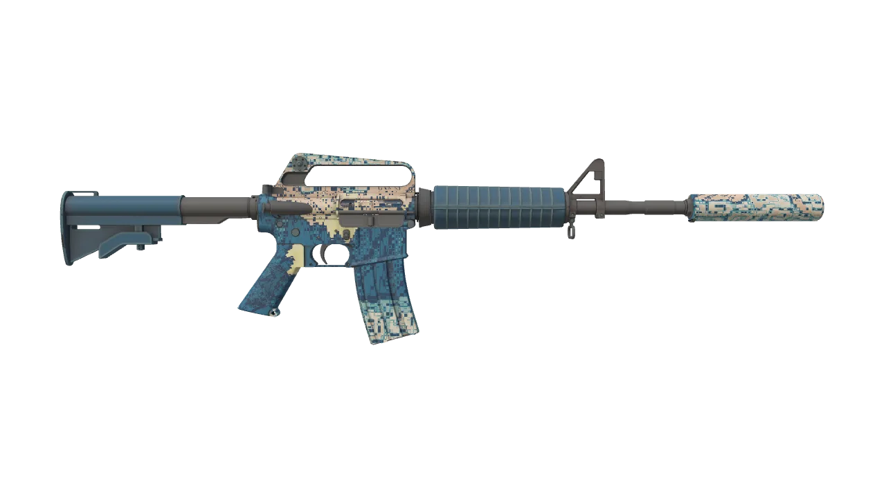 M4A1-S | Solitude seed #16, back
