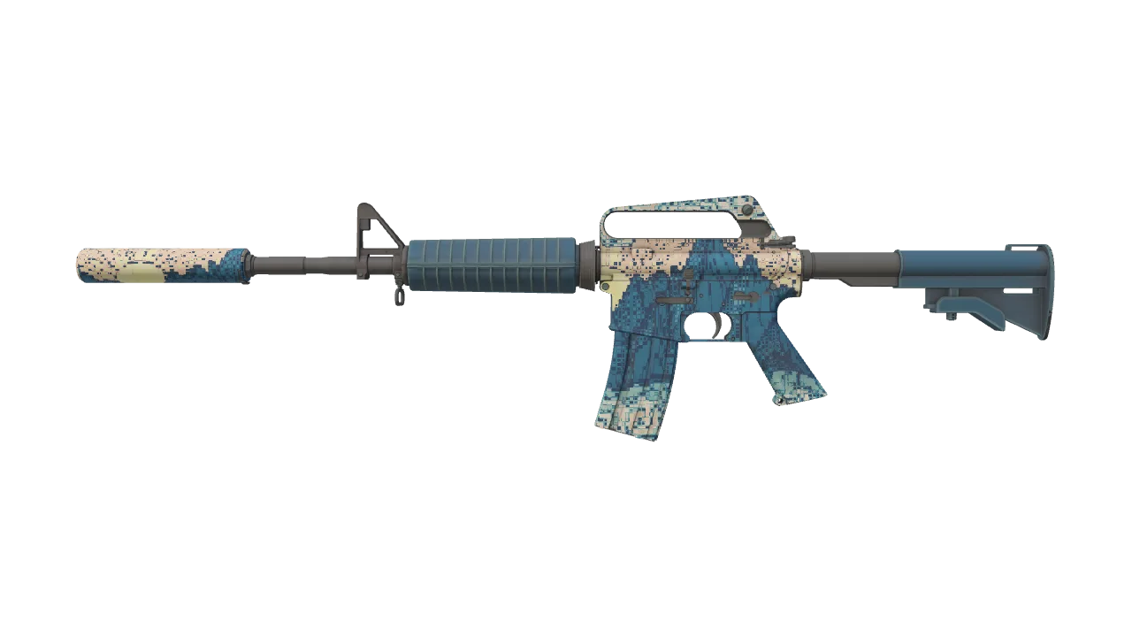M4A1-S | Solitude seed #16, front