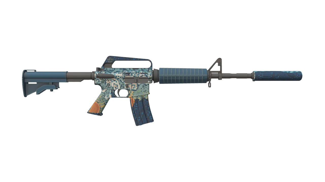 M4A1-S | Solitude seed #165, back