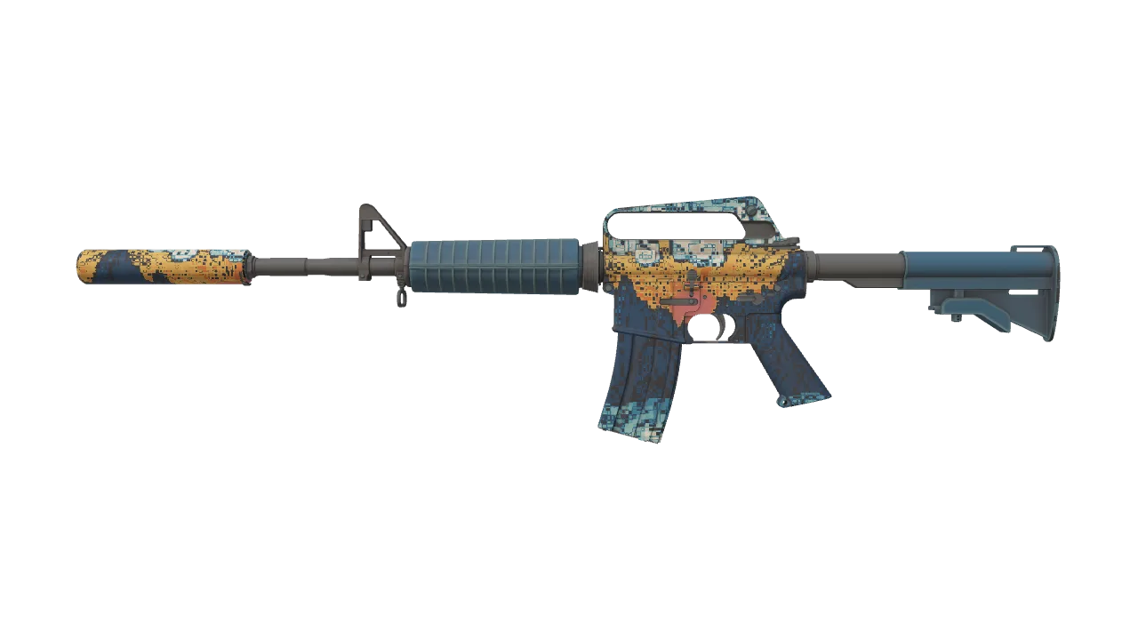 M4A1-S | Solitude seed #166, front