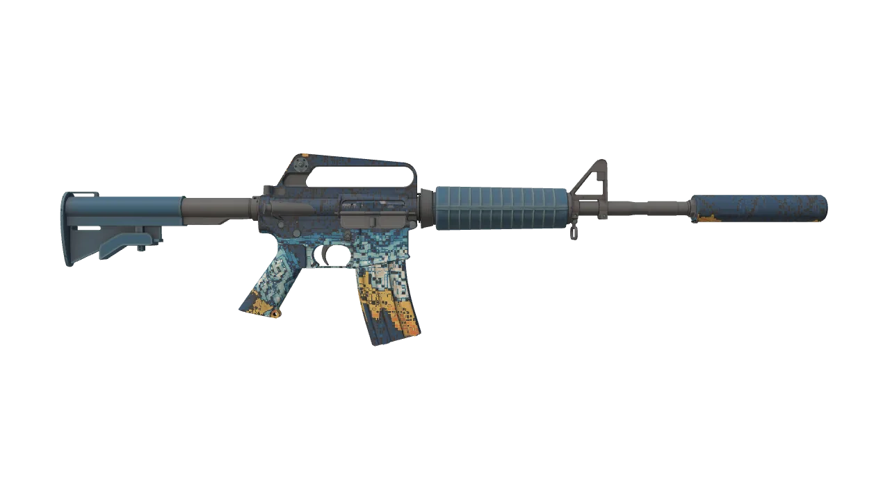 M4A1-S | Solitude seed #167, back