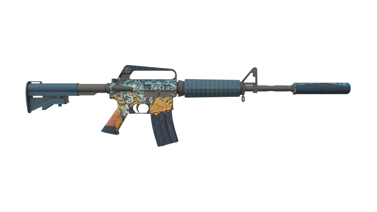 M4A1-S | Solitude seed #17, back