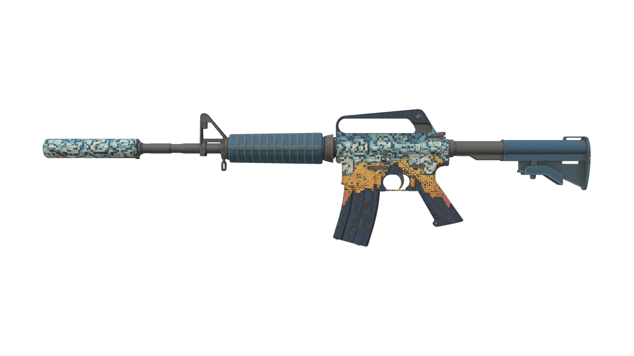M4A1-S | Solitude seed #17, front