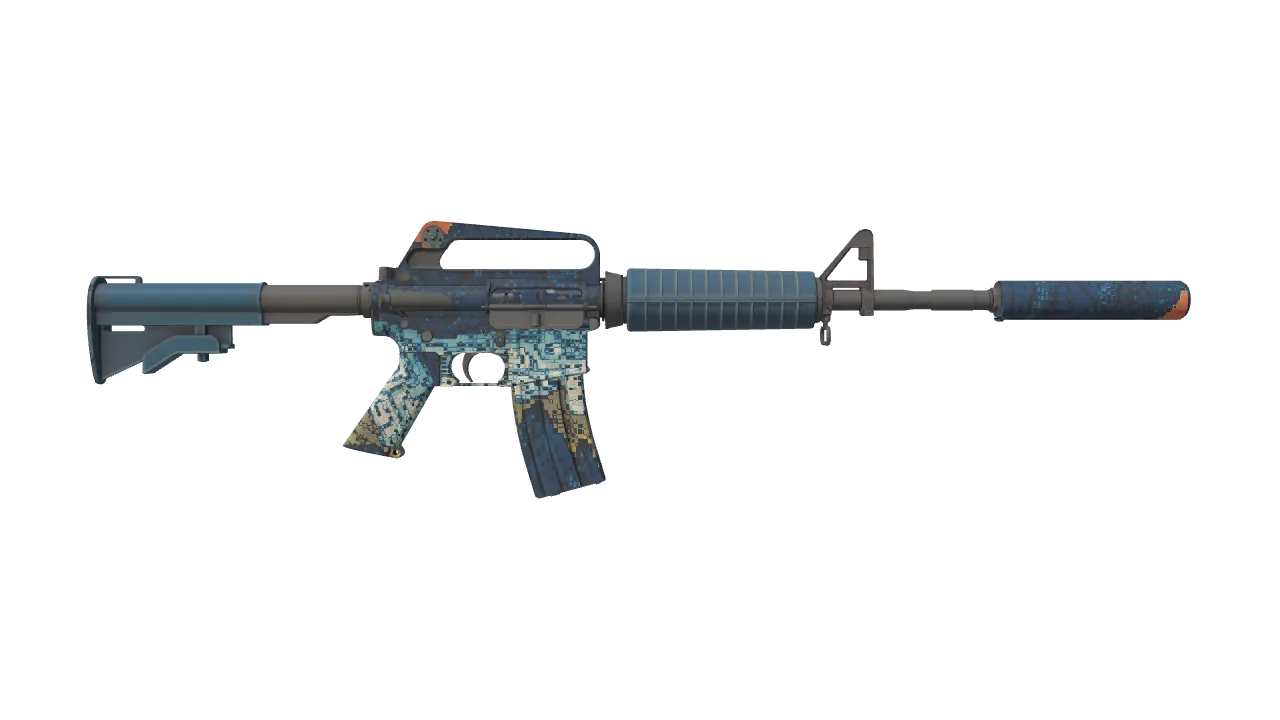 M4A1-S | Solitude seed #172, back