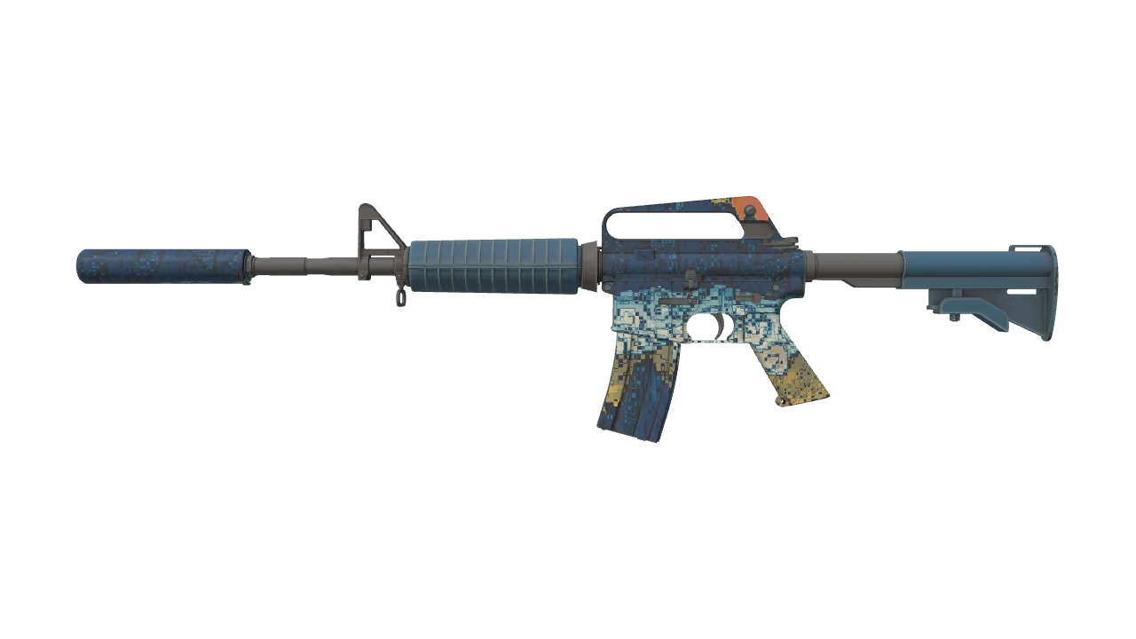 M4A1-S | Solitude seed #172, front