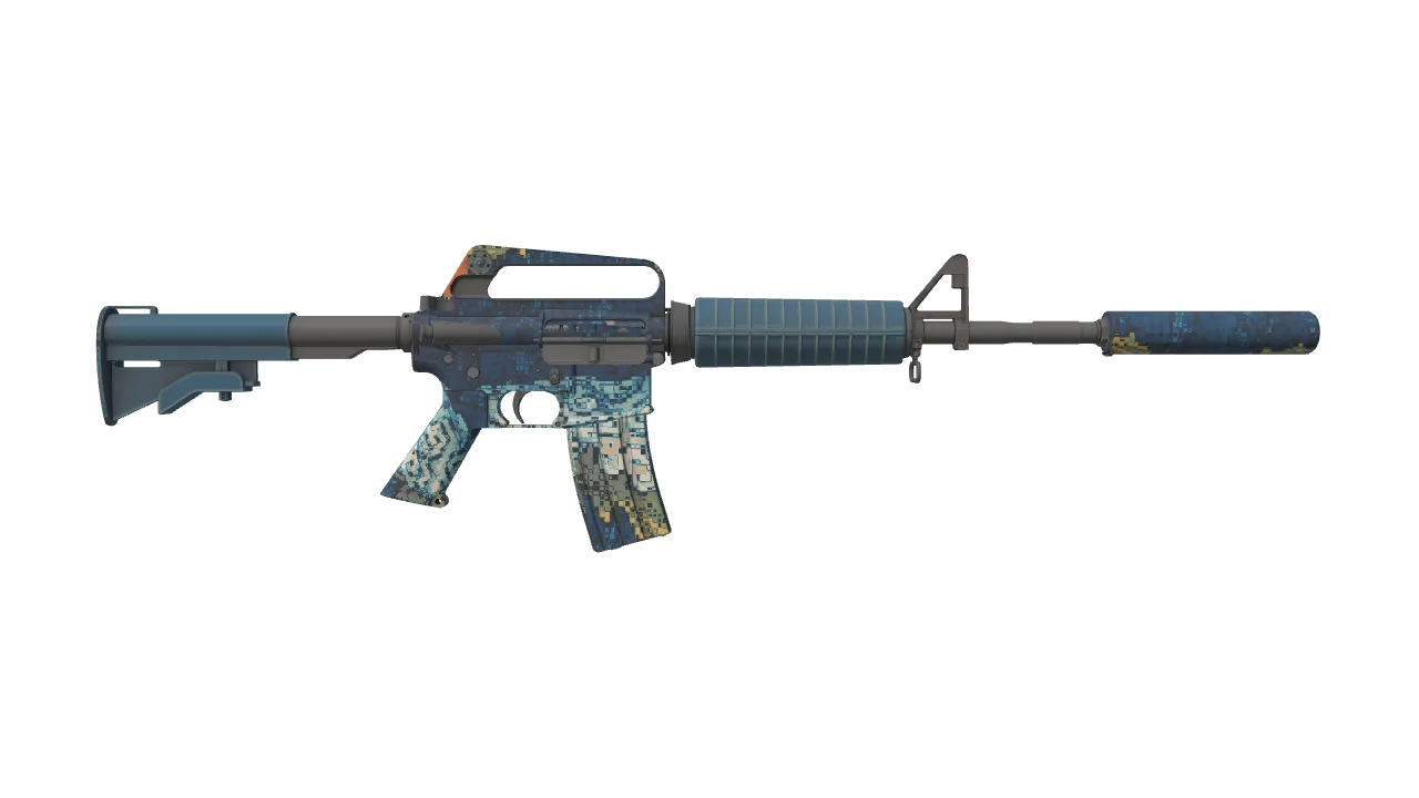 M4A1-S | Solitude seed #174, back