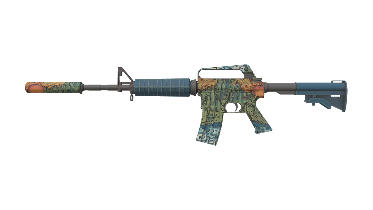 M4A1-S | Solitude seed #177, front