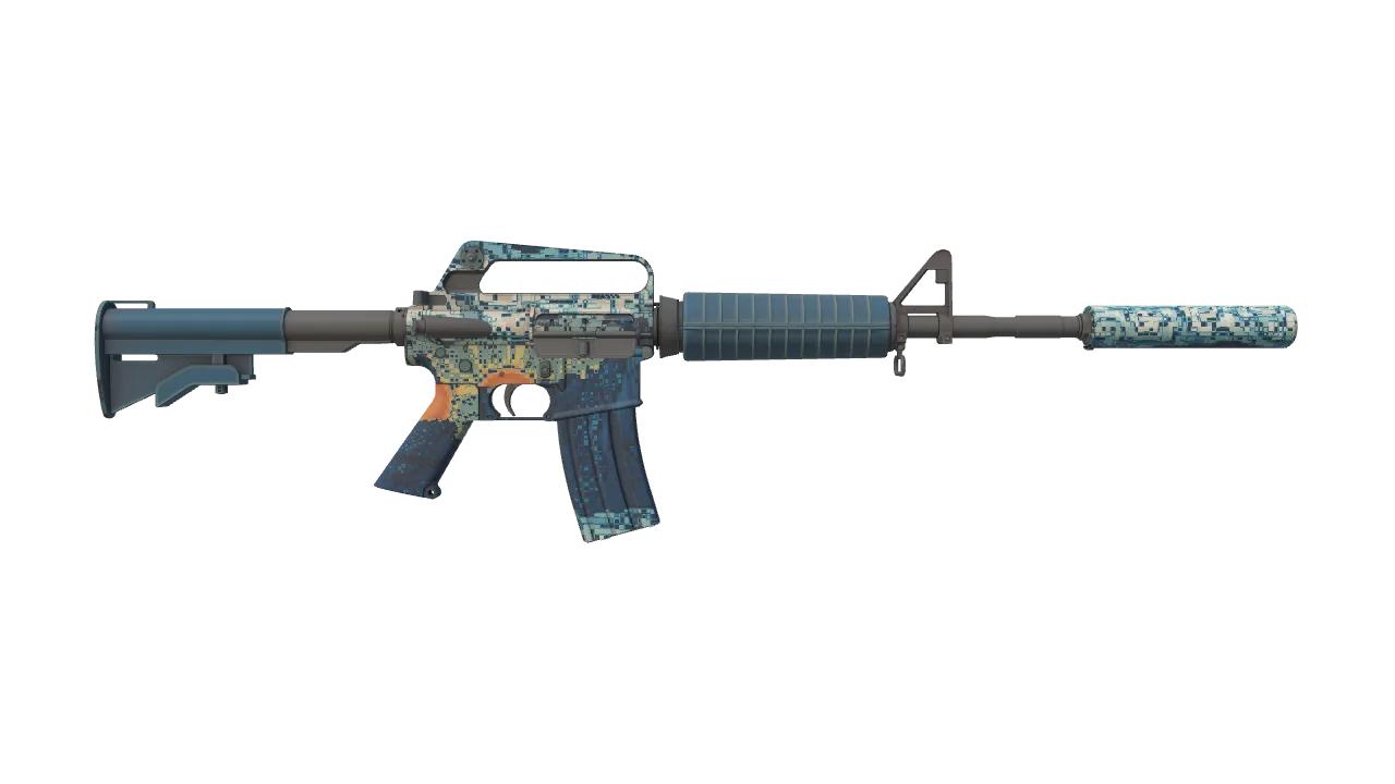 M4A1-S | Solitude seed #18, back