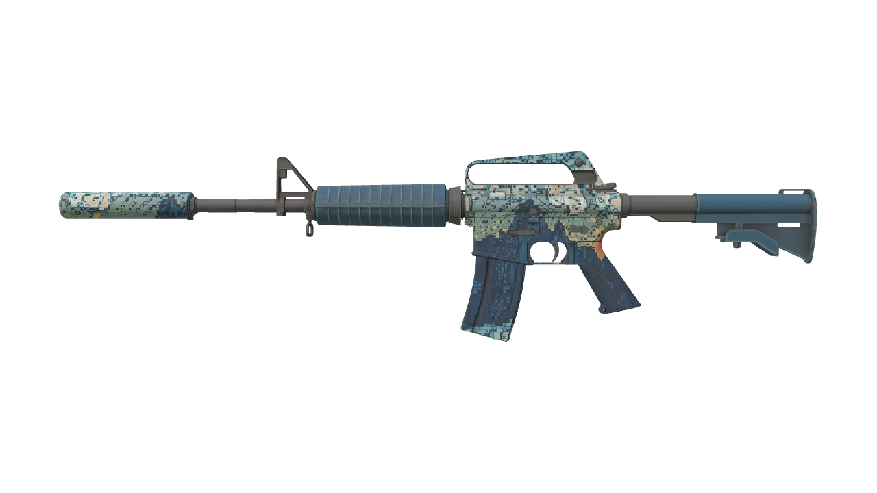 M4A1-S | Solitude seed #18, front