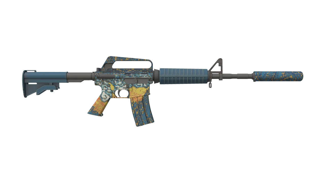M4A1-S | Solitude seed #180, back