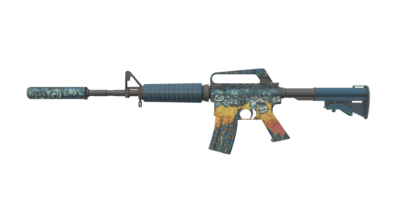 M4A1-S | Solitude seed #180, front