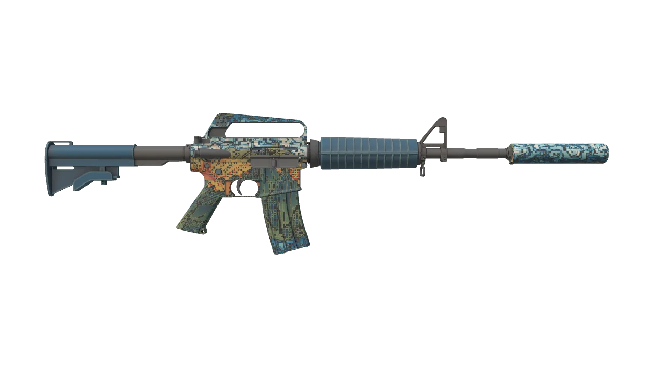 M4A1-S | Solitude seed #182, back