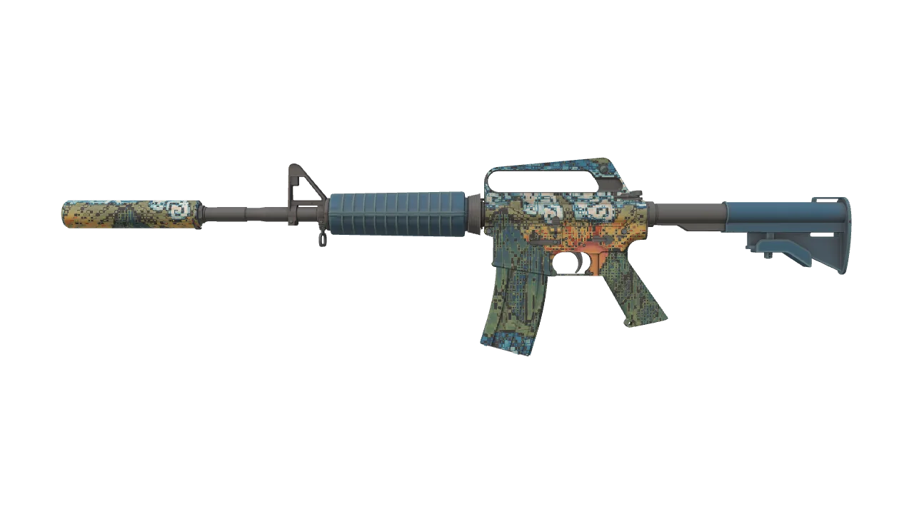 M4A1-S | Solitude seed #182, front